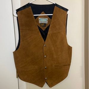 Boys Leather Vest, Size XL
